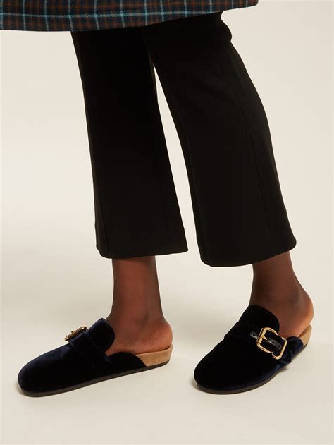 prada velvet mules|Women's Prada Mules .